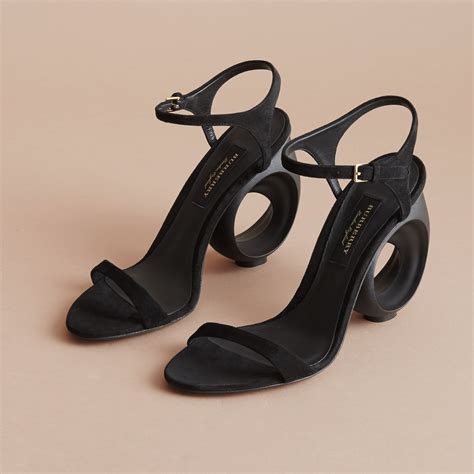 burberry heel sandals|Burberry sandals heel height.